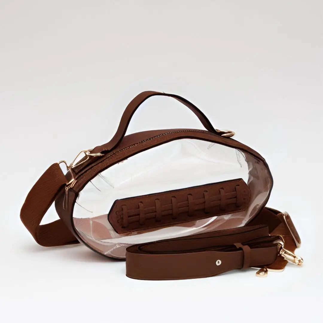 Football Style Clear Bag