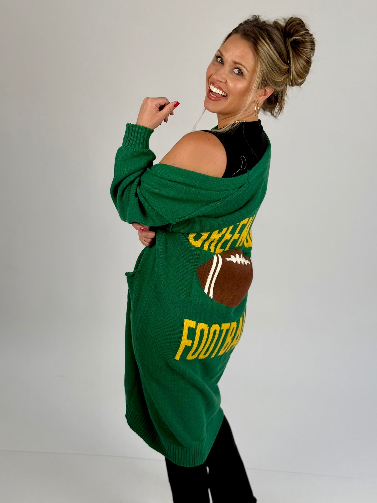Green Bay Football Cardigan