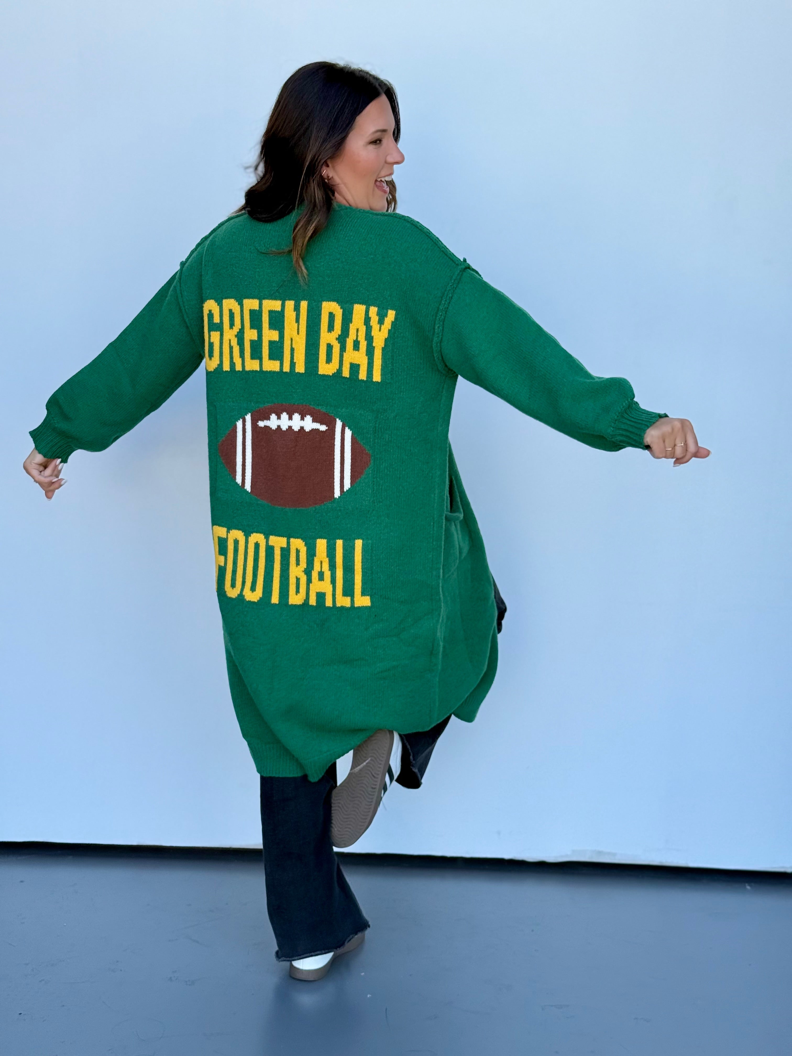 Green Bay Football Cardigan
