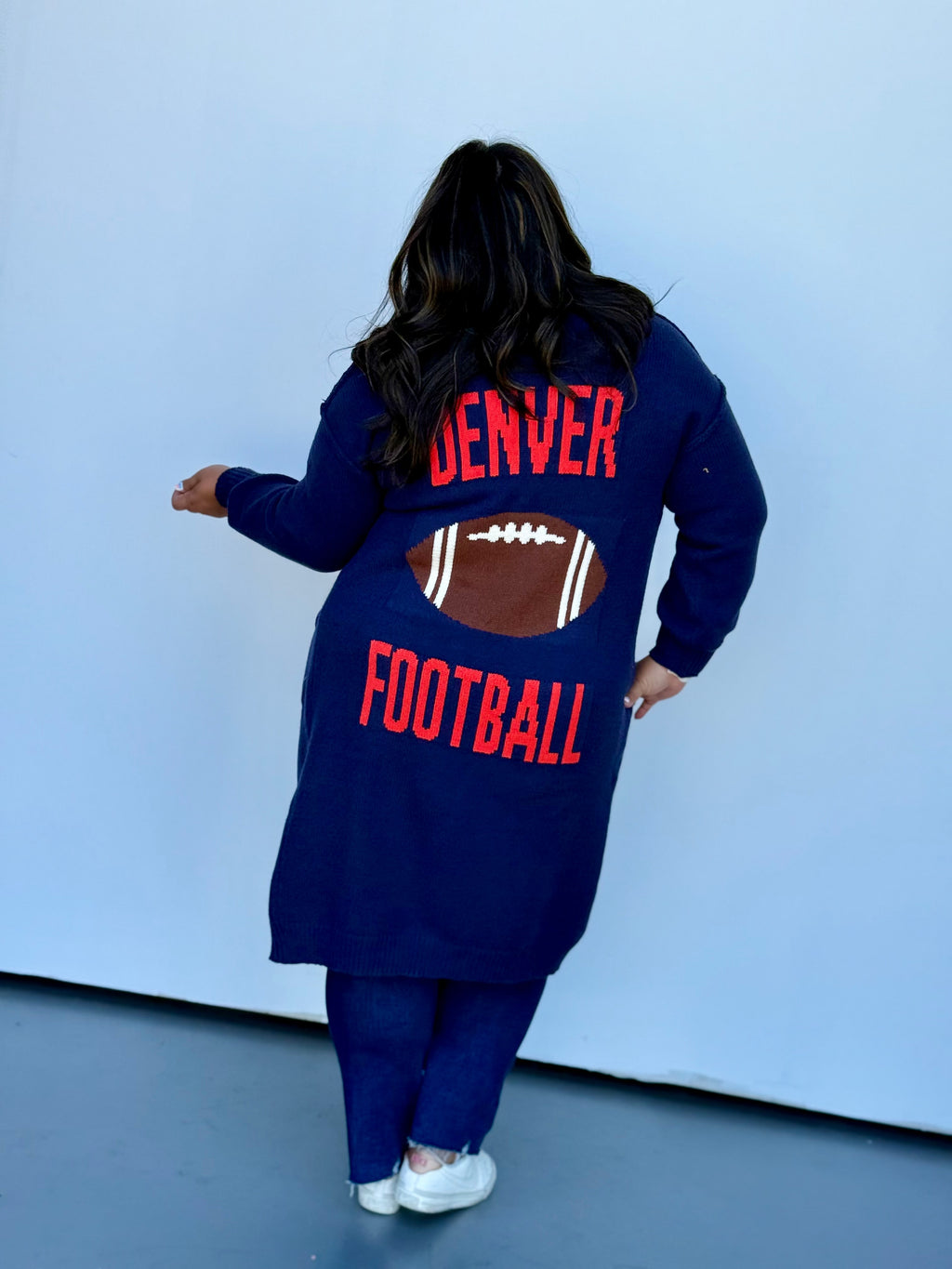 Denver Football Cardigan