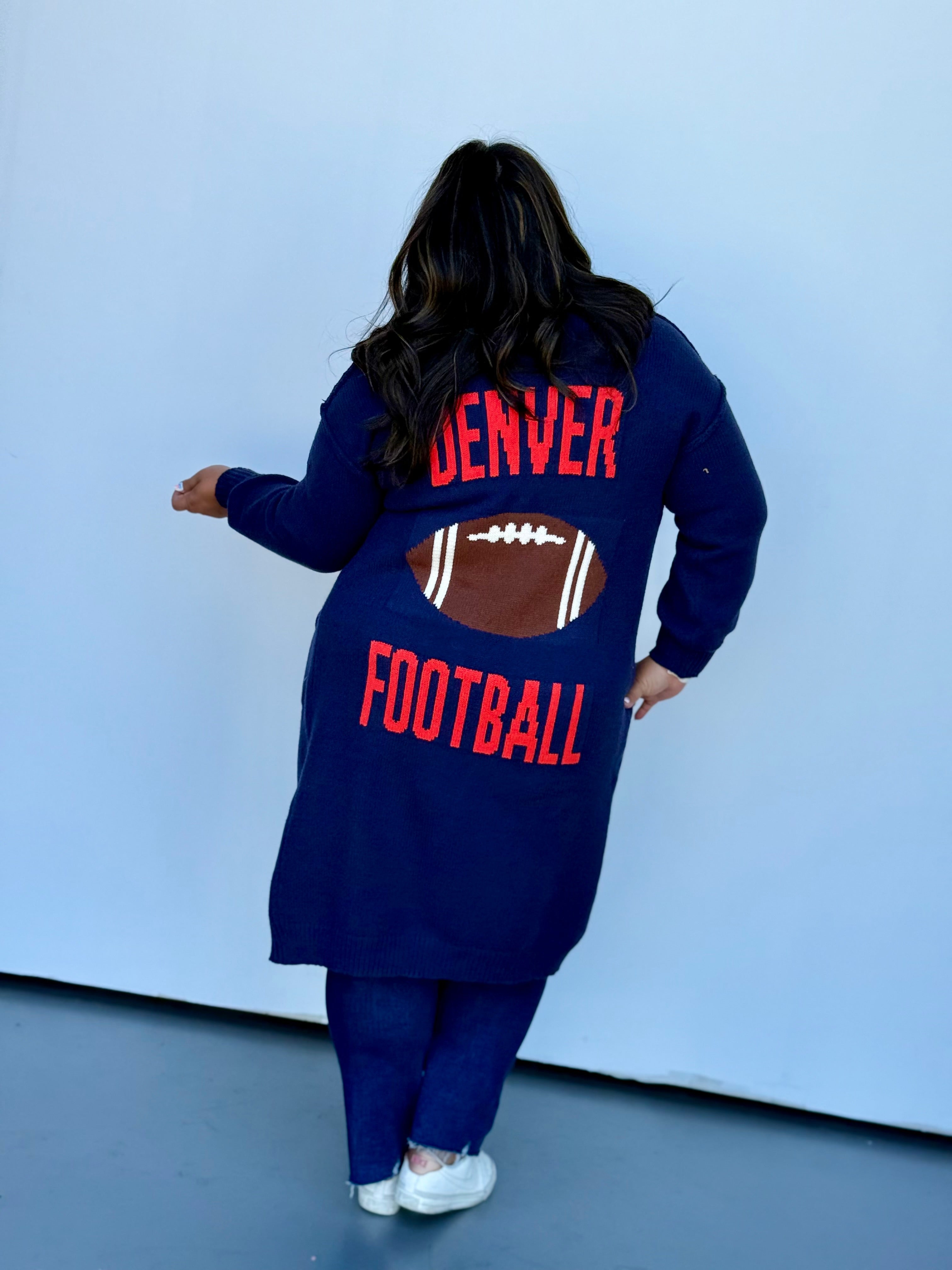 Denver Football Cardigan