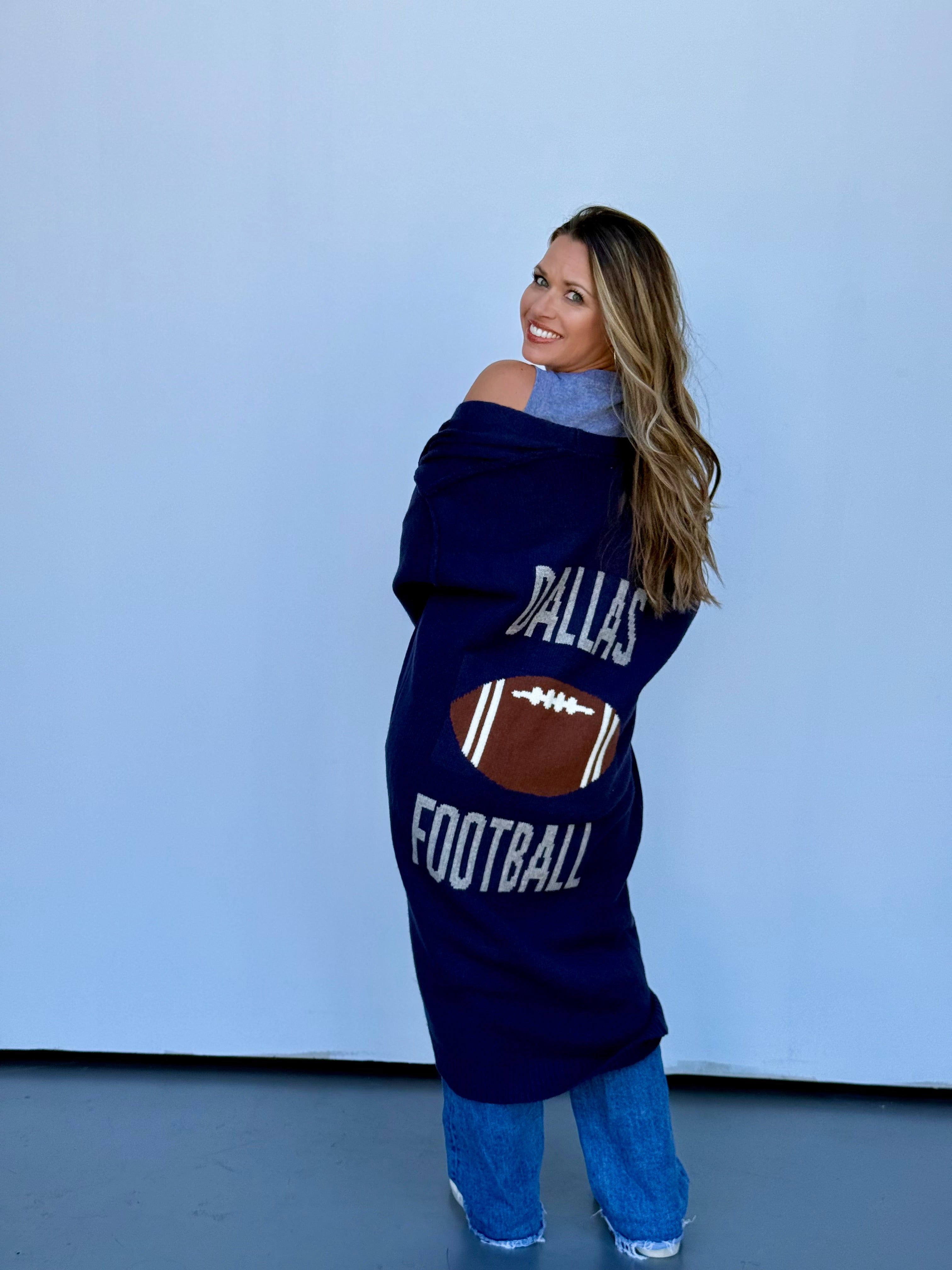 Dallas Football Cardigan