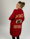San Francisco Football Cardigan