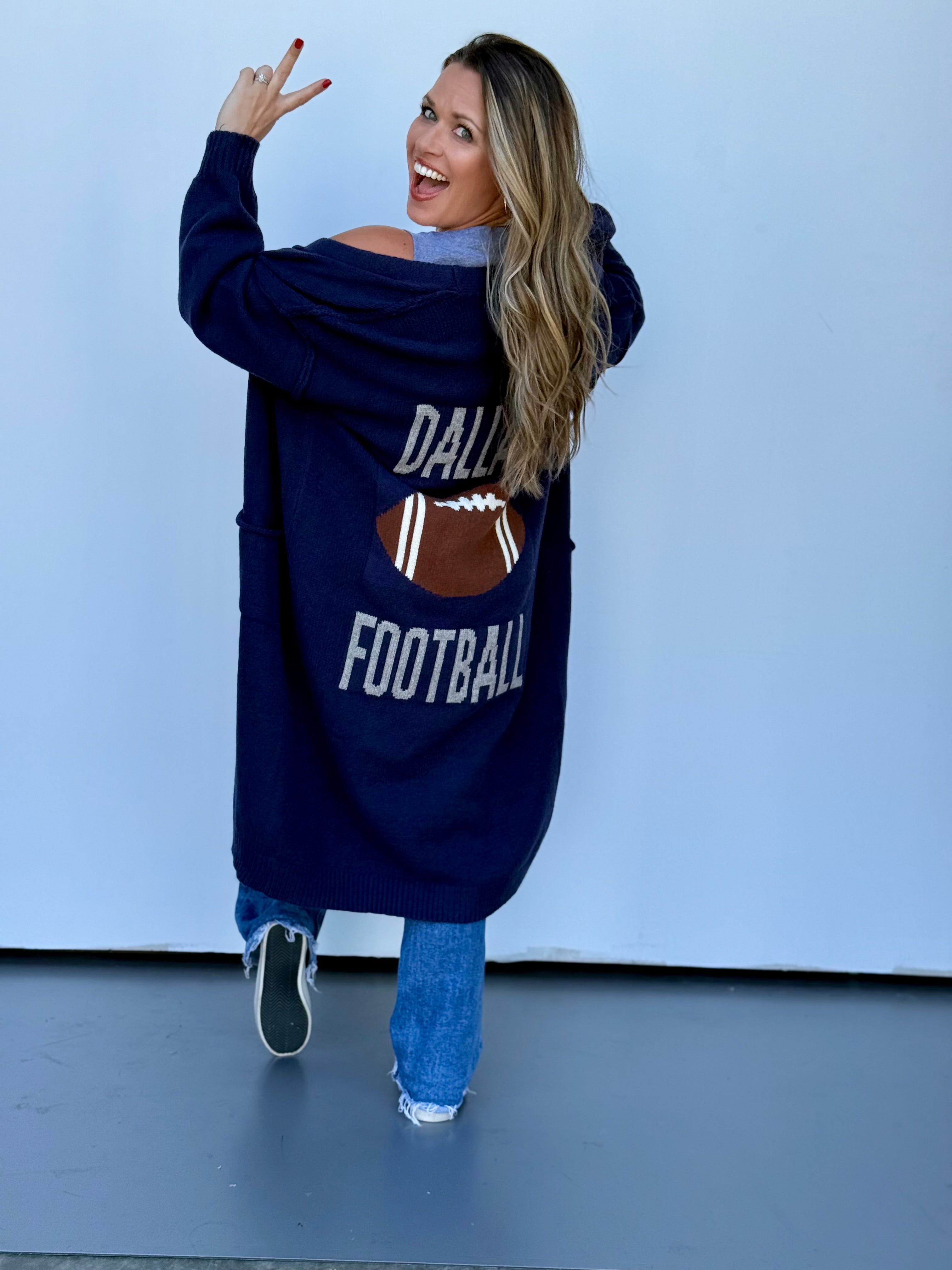 Dallas Football Cardigan