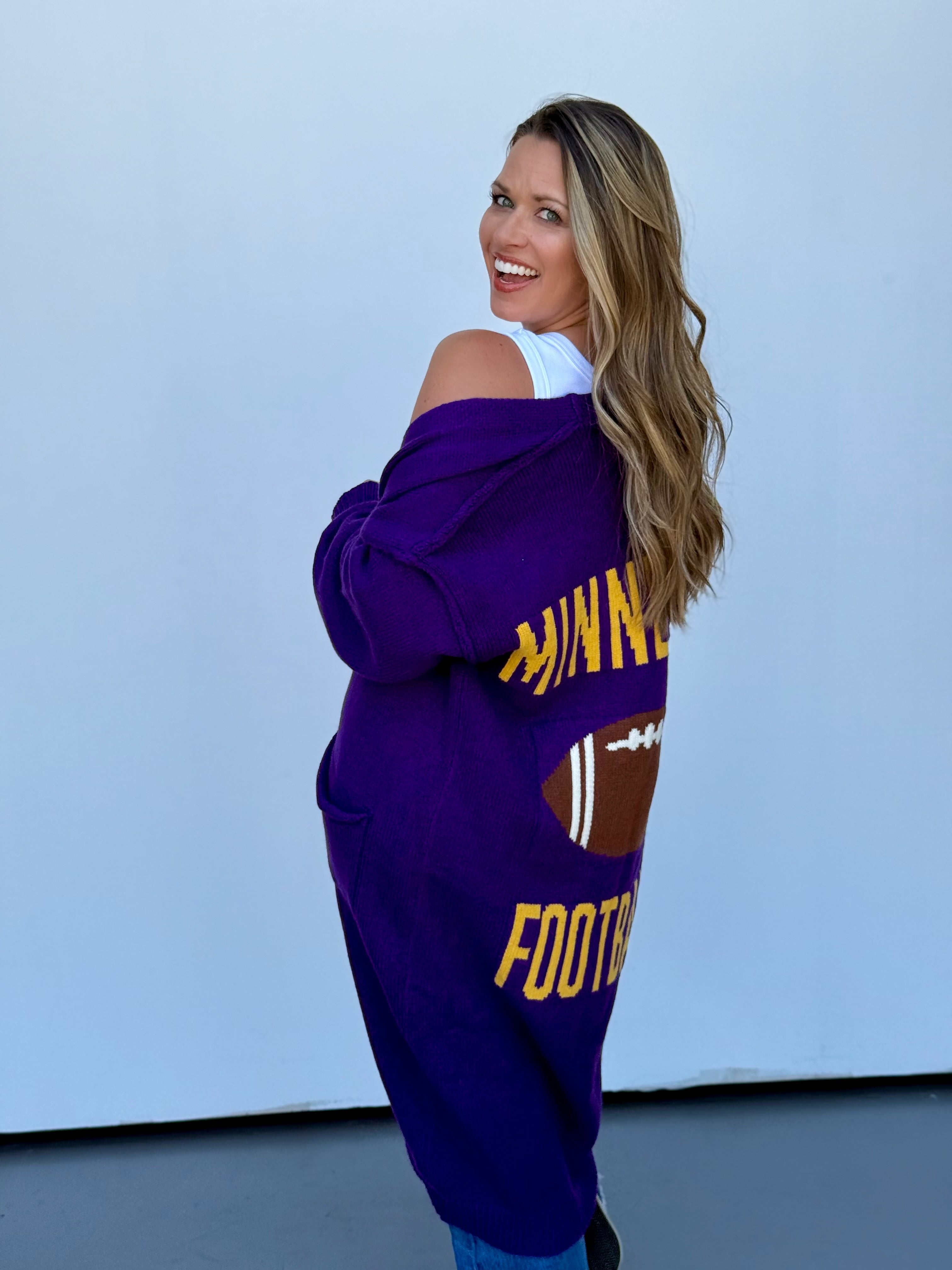 Minnesota Football Cardigan