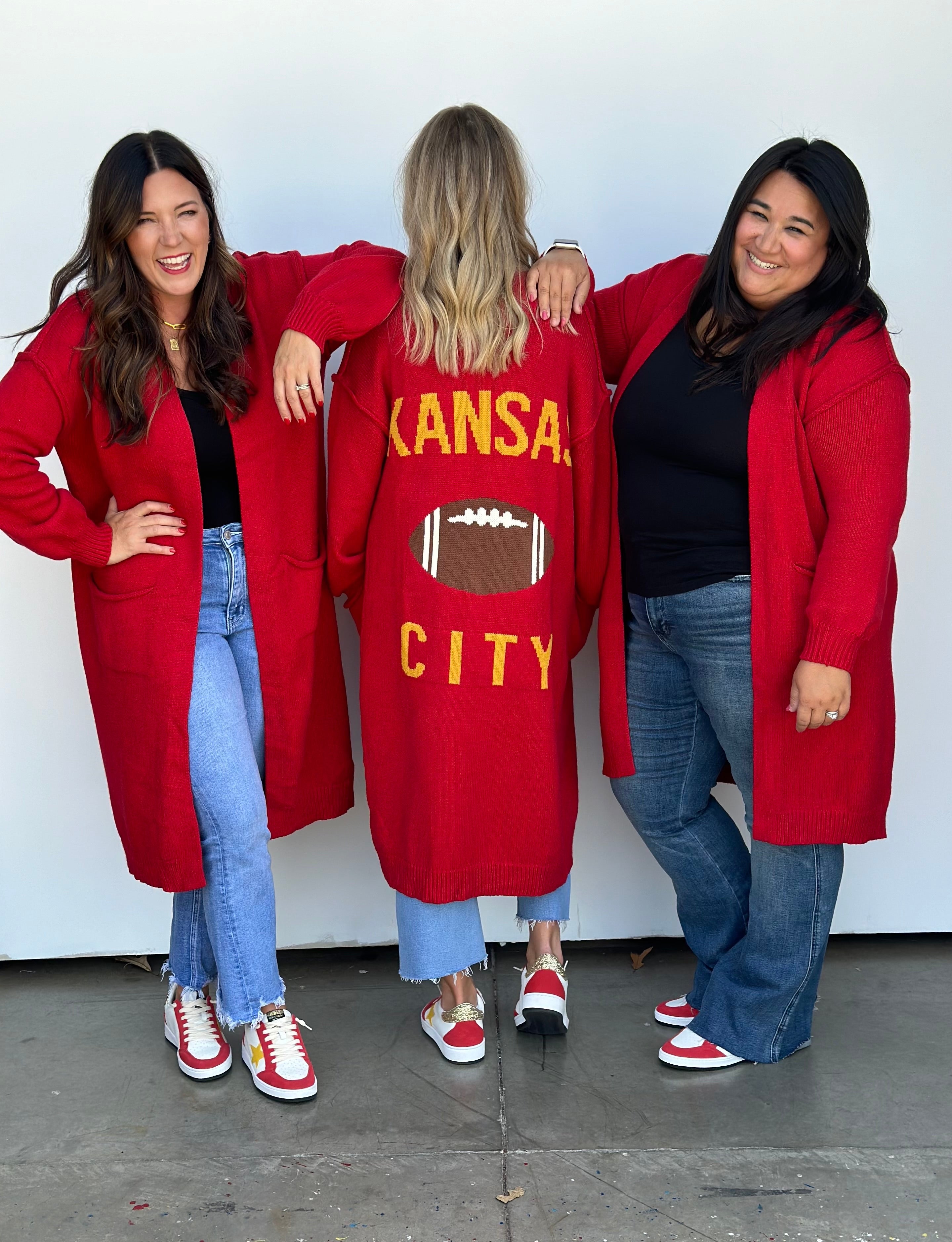 Kansas City Football Cardigan
