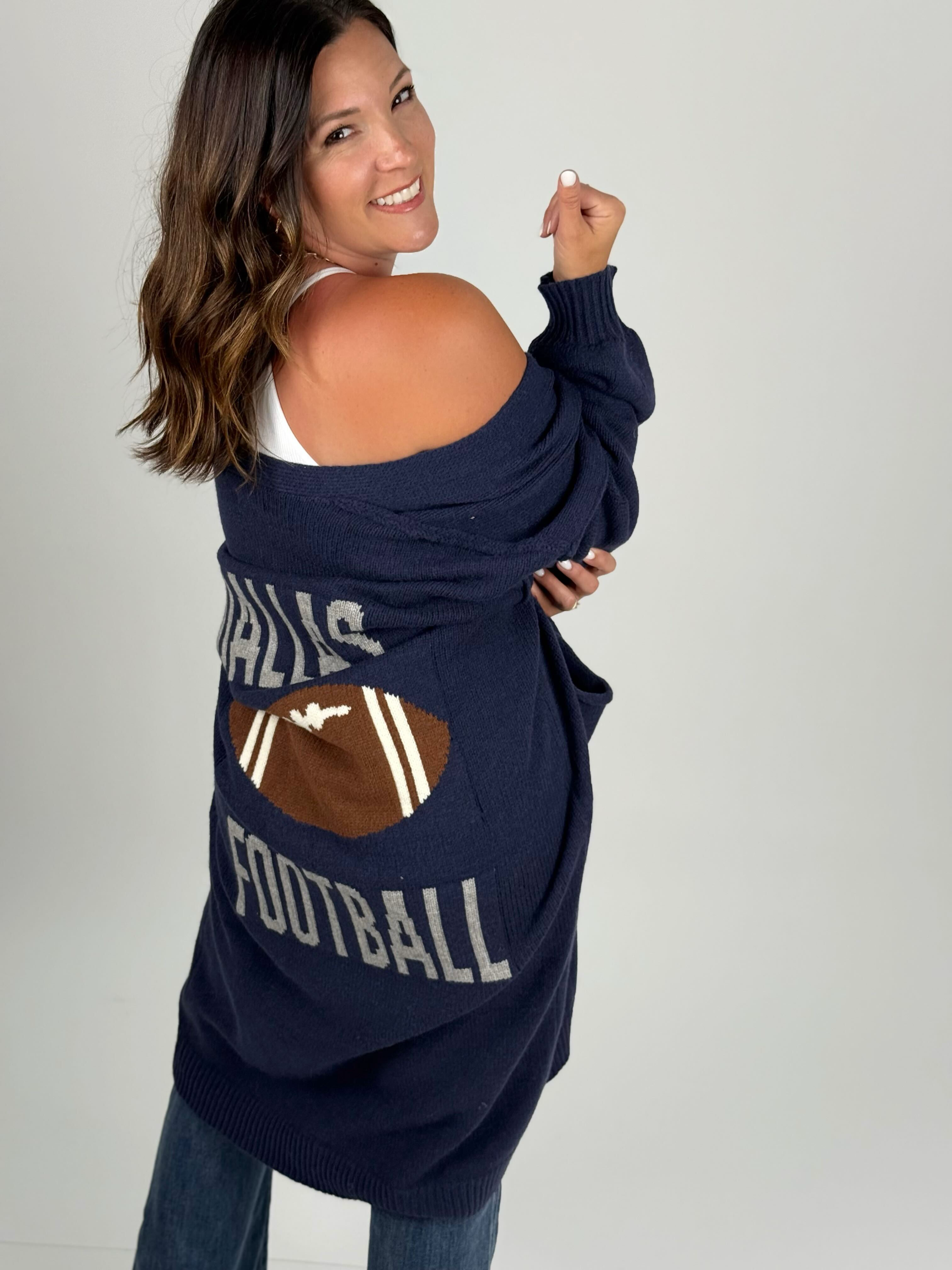 Dallas Football Cardigan
