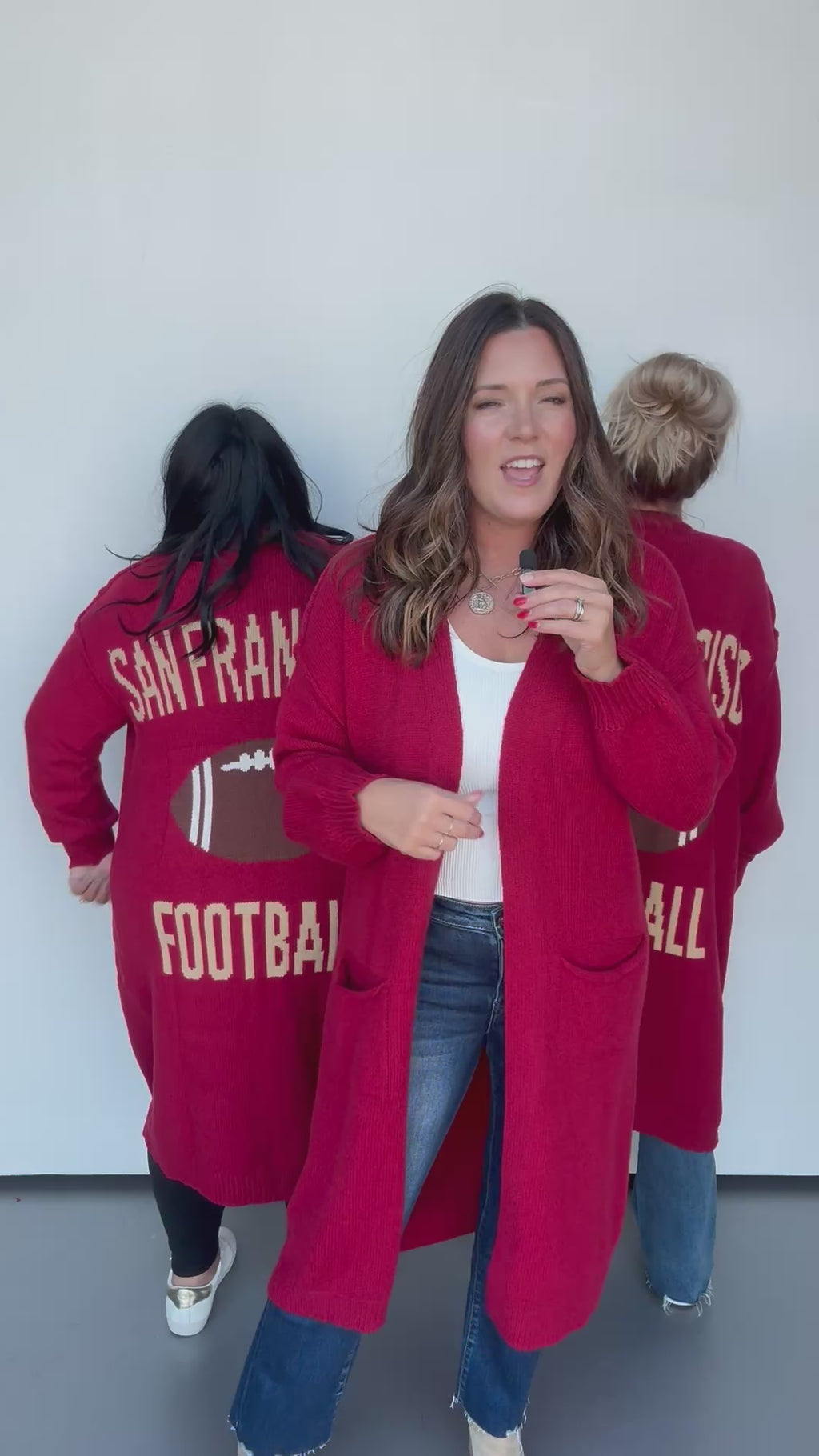 San Francisco Football Cardigan
