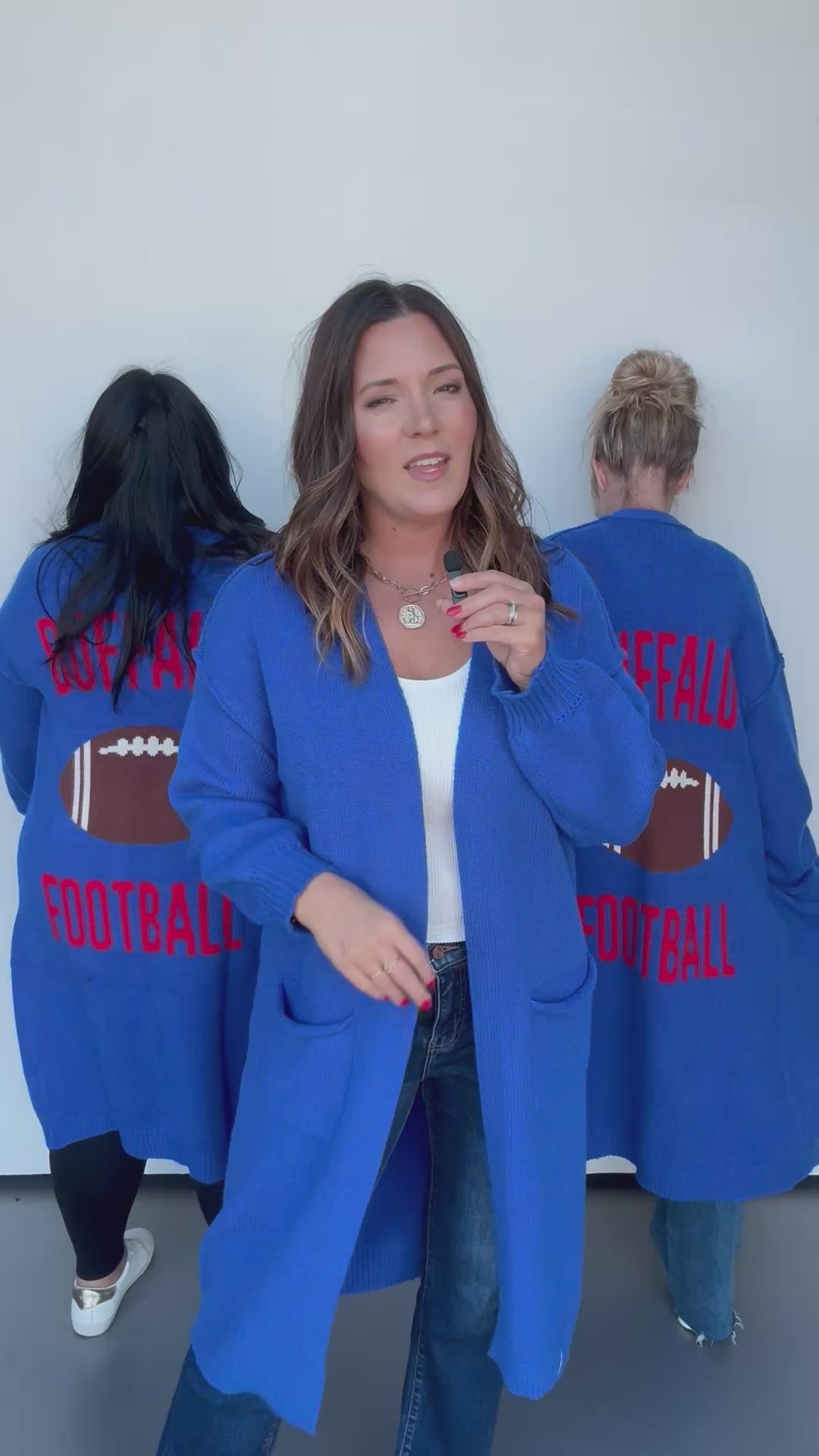 Buffalo Football Cardigan